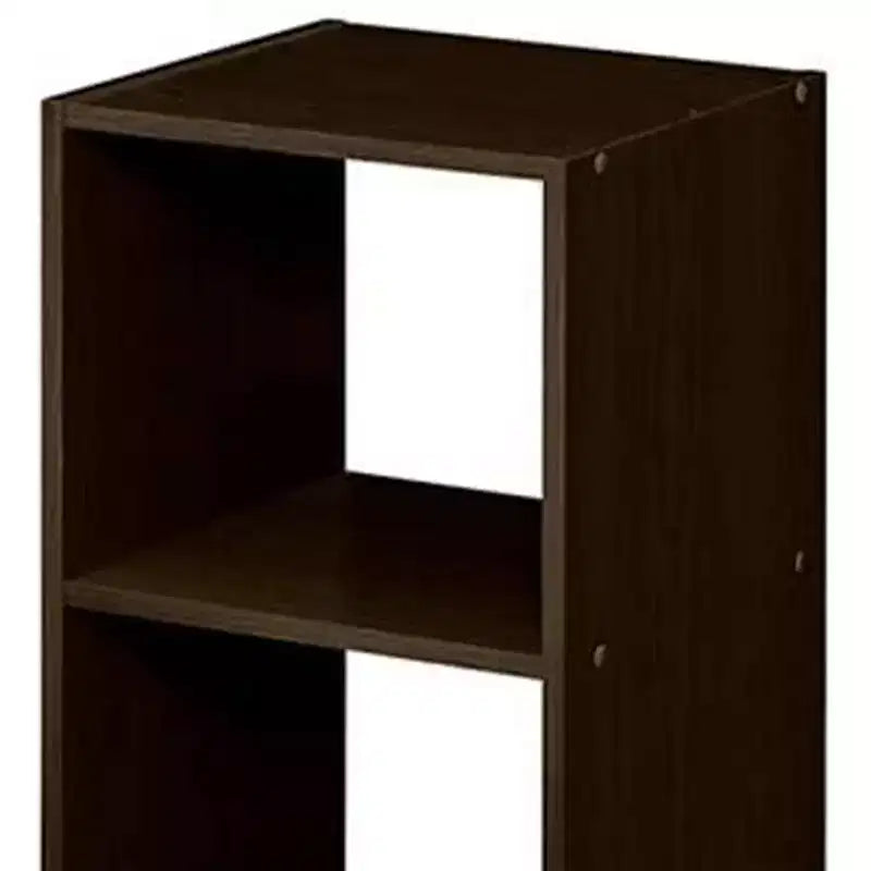 Stackable 2-Cube Storage Organizer - 31", Espresso, 2-Pack
