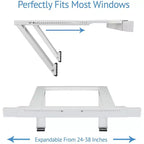 Universal Window Air Conditioner Support Bracket - Holds Up to 200 lbs, Adjustable 24"-38"