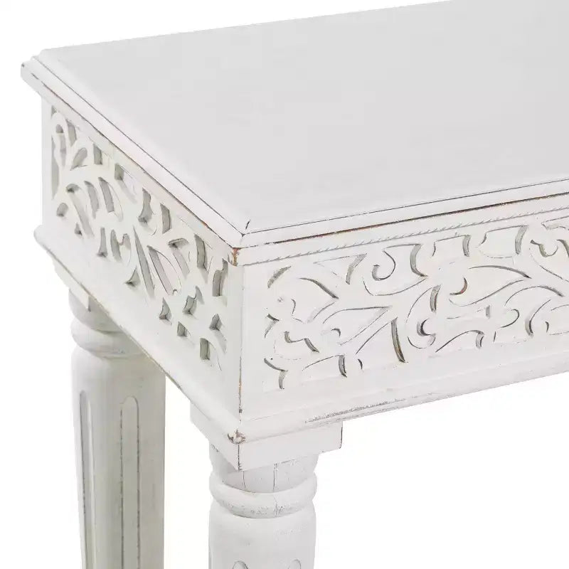 Farmhouse Mango Wood Console Table - 36"W x 30"H