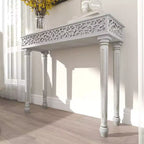 Farmhouse Mango Wood Console Table - 36"W x 30"H