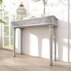 Farmhouse Mango Wood Console Table - 36"W x 30"H