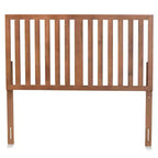 Modern Wood Headboard - Walnut, Queen Size, 50"H x 61.2"W