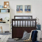 Twin Captain's Bed with Trundle and 3 Drawers for Kids - Solid Pine, Multiple Colors