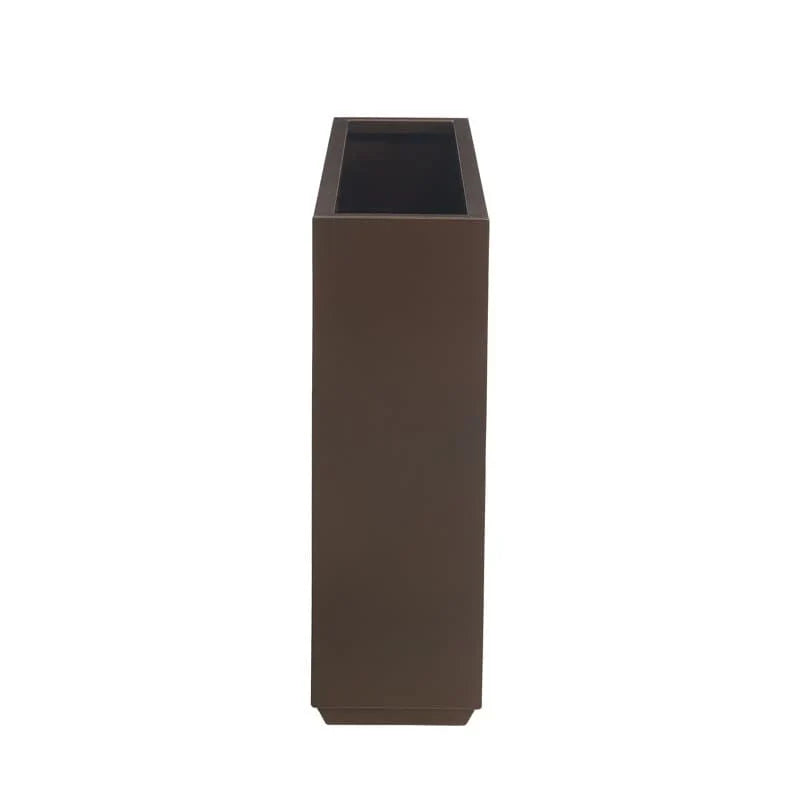 Jardinière Métallique Haute pour Plantes d'Extérieur, 38 po L x 10 po l x 30 po H, Longue et Haute Jardinière en Métal - 38x30x10