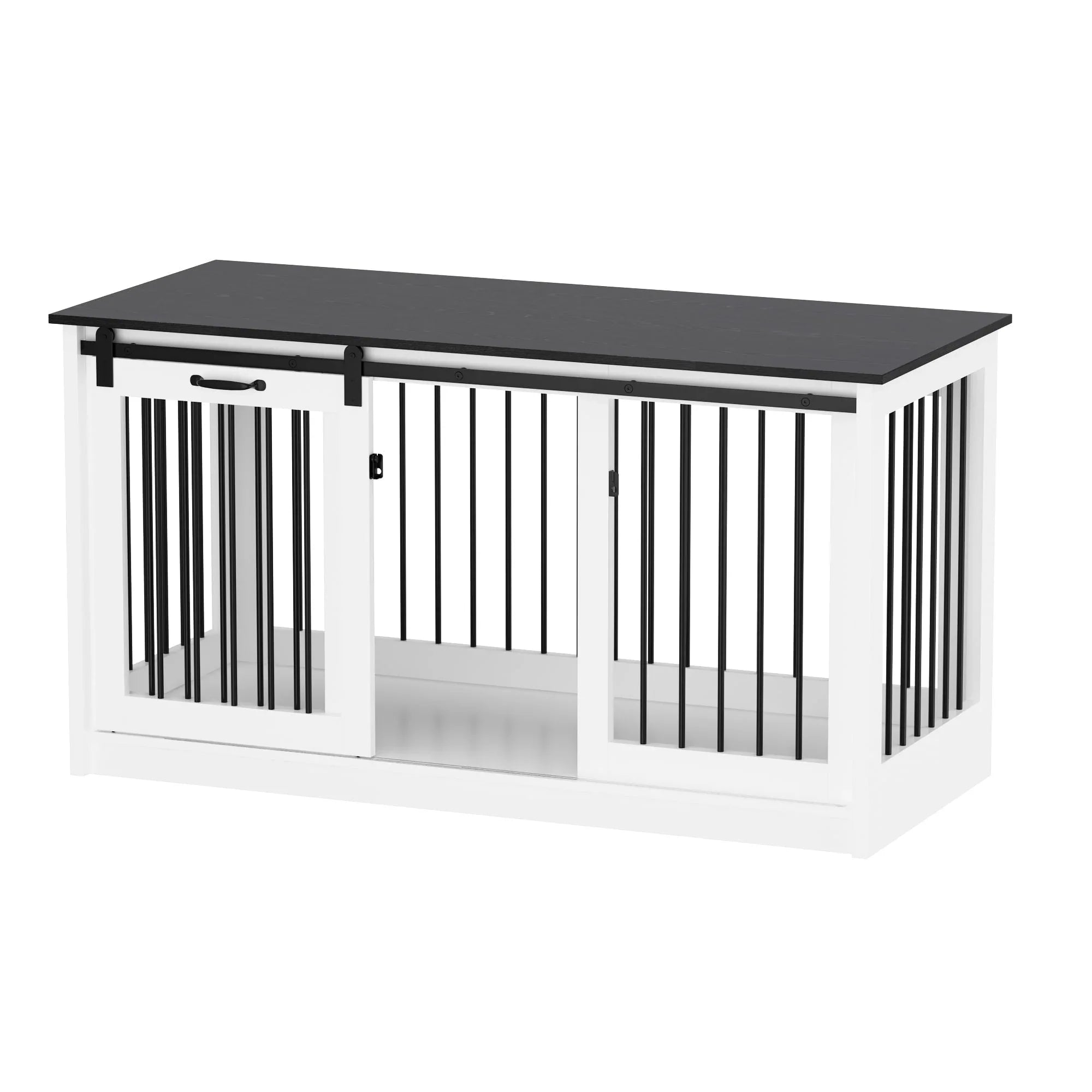 Résidence pour animaux de compagnie avec renfort en tube de fer Cage pour chien élégante et robuste