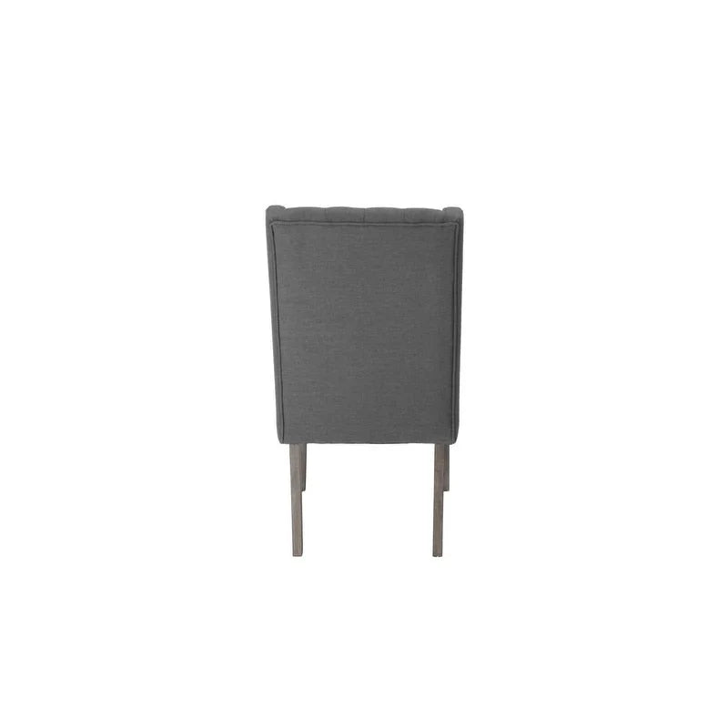 Ensemble de salle à manger extensible gris rustique 9 pièces Best Quality Furniture