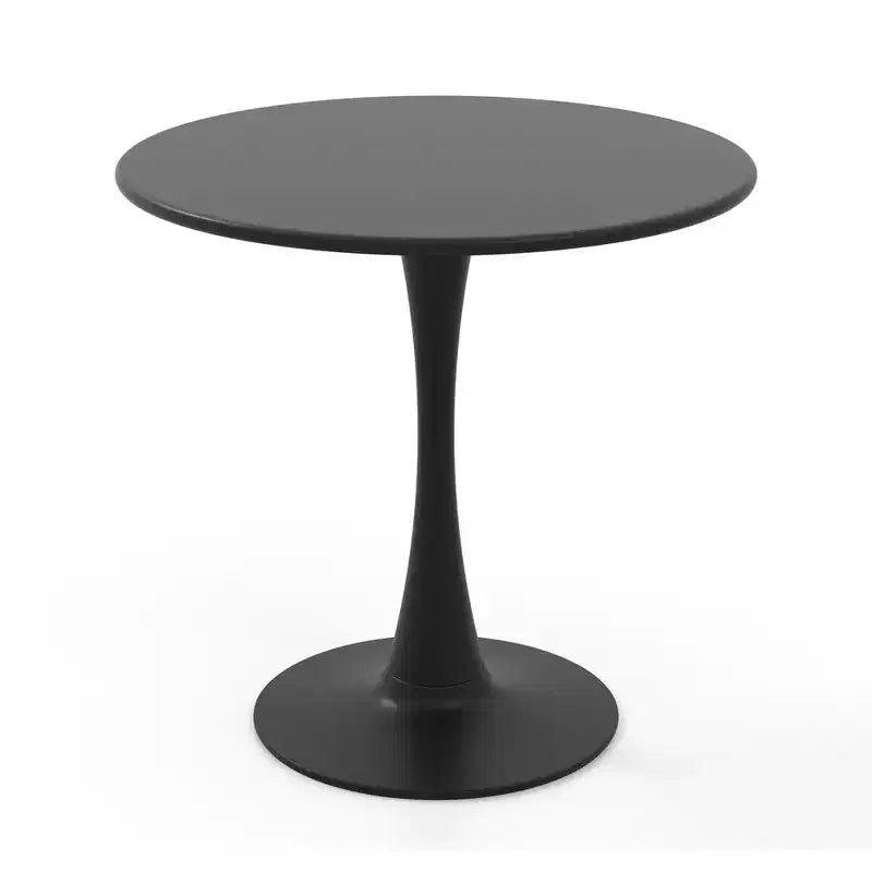 Costway Table de salle à manger ronde de 80 cm avec anneau antidérapant en PP, table de bistrot moderne pour salle à manger