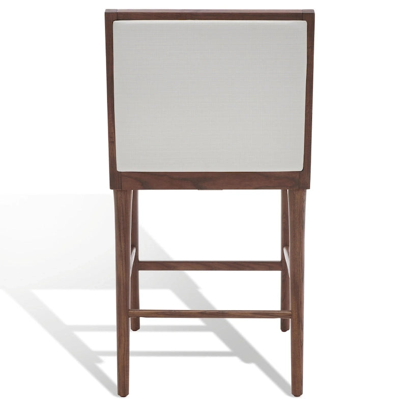 Tabouret de comptoir en lin Vonne SAFAVIEH Couture (Lot de 2) - 48x56x91cm