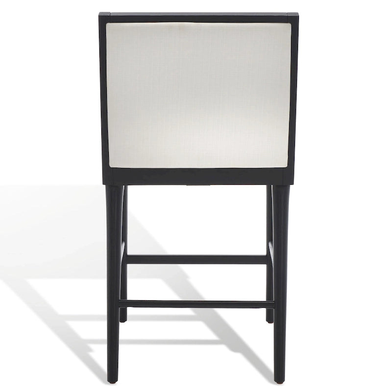 Tabouret de comptoir en lin Vonne SAFAVIEH Couture (Lot de 2) - 48x56x91cm