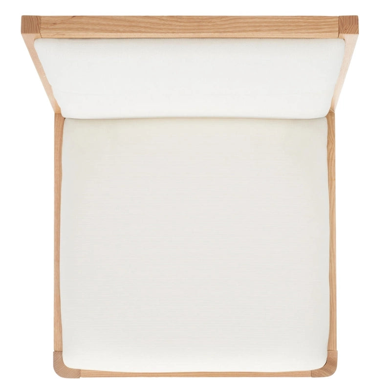 Tabouret de comptoir en lin Vonne SAFAVIEH Couture (Lot de 2) - 48x56x91cm