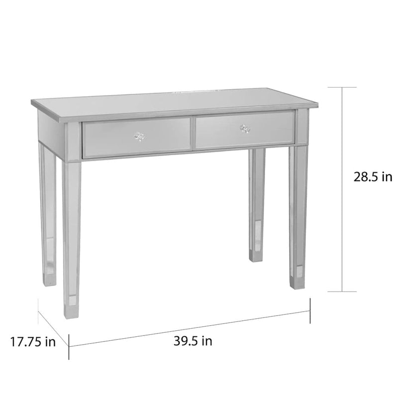 Table d'appoint miroir Olivia SEI Furniture