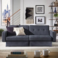 Palatka Full 80 Wide Tufted Fabric Convertible Futon by iNSPIRE Q Classic