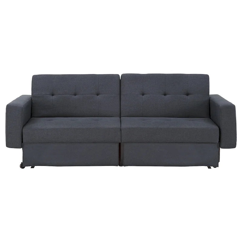 Canapé futon convertible Palatka Full 80 large en tissu capitonné par iNSPIRE Q Classic