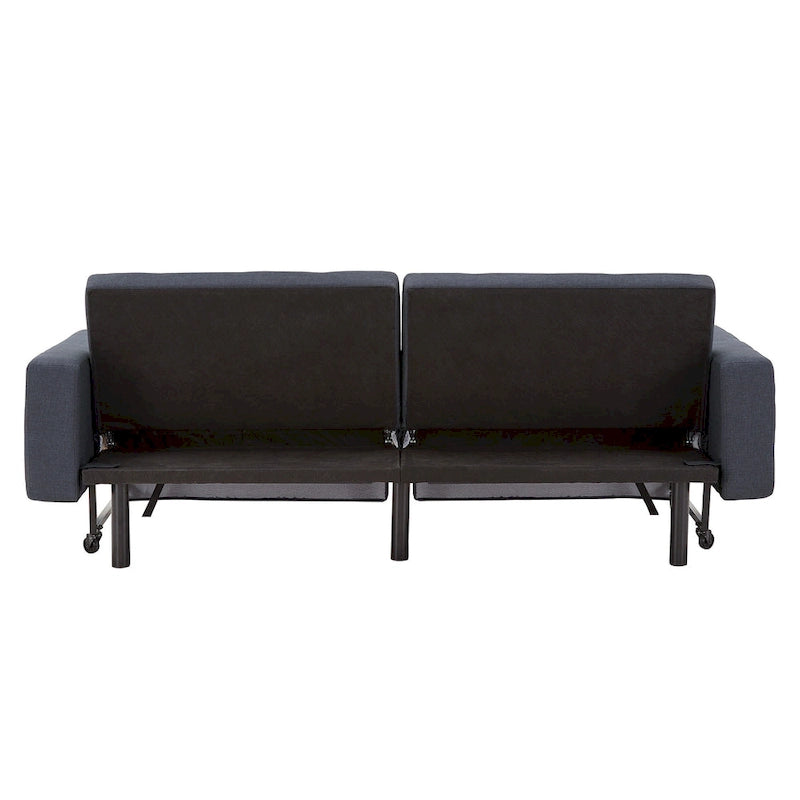Canapé futon convertible Palatka Full 80 large en tissu capitonné par iNSPIRE Q Classic