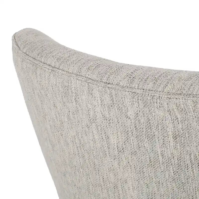 Chaises de salle à manger en bois rembourrées en tissu Camas (lot de 2) par Christopher Knight Home