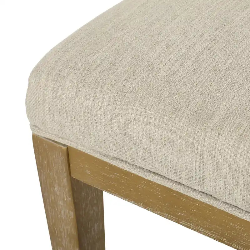 Chaises de salle à manger en bois rembourrées en tissu Camas (lot de 2) par Christopher Knight Home