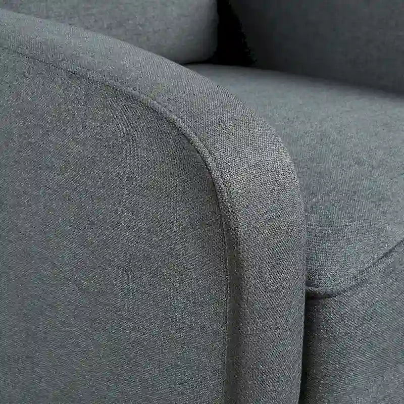 Fauteuil inclinable en tissu tufté Nievis par Christopher Knight Home