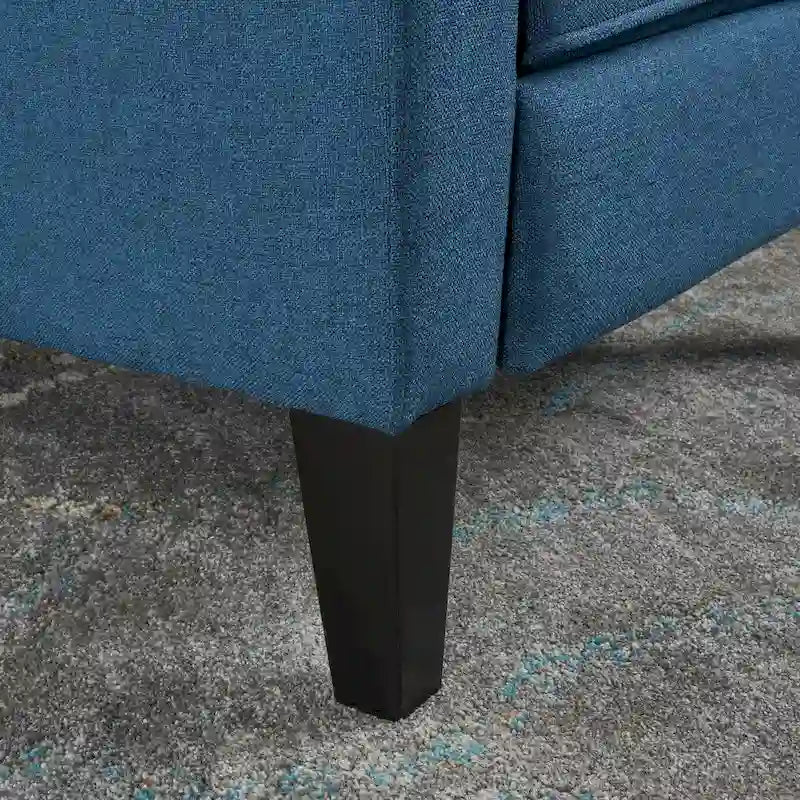 Fauteuil inclinable en tissu tufté Nievis par Christopher Knight Home