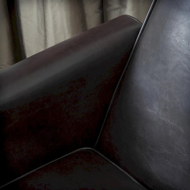 Fauteuil inclinable de club en cuir reconstitué noir Darvis de Christopher Knight Home