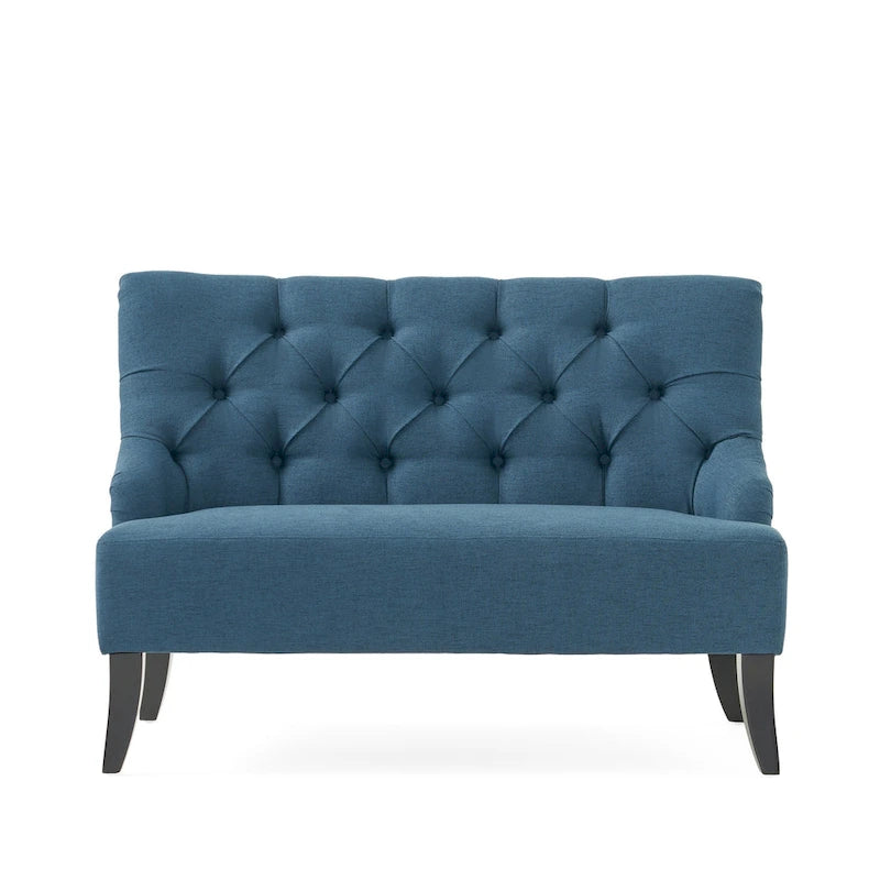 Canapé en tissu mélangé polyester Nicole de Christopher Knight Home - 29,25L x 43,75l x 30,50H