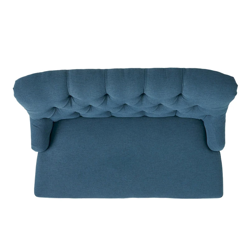 Canapé en tissu mélangé polyester Nicole de Christopher Knight Home - 29,25L x 43,75l x 30,50H