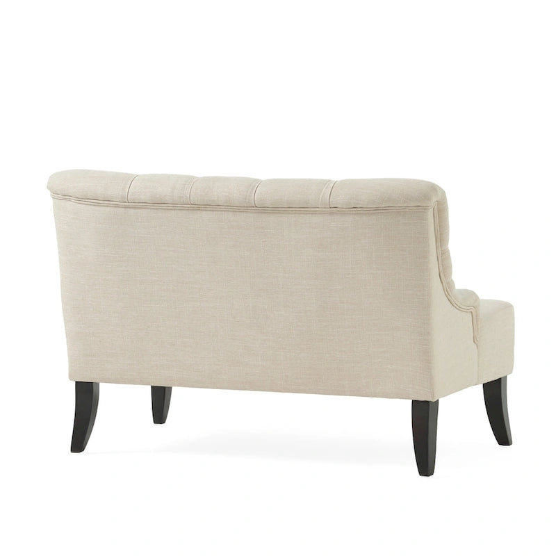 Canapé en tissu mélangé polyester Nicole de Christopher Knight Home - 29,25L x 43,75l x 30,50H