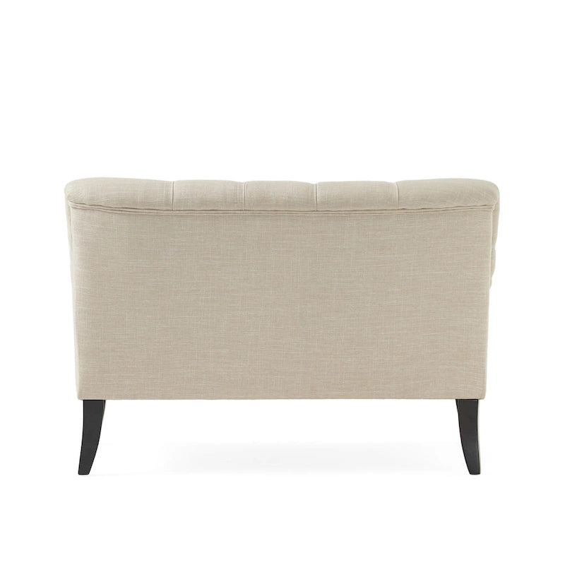 Canapé en tissu mélangé polyester Nicole de Christopher Knight Home - 29,25L x 43,75l x 30,50H