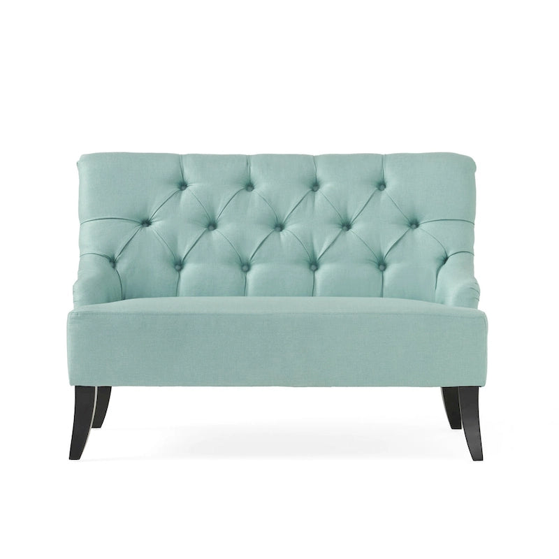 Canapé en tissu mélangé polyester Nicole de Christopher Knight Home - 29,25L x 43,75l x 30,50H
