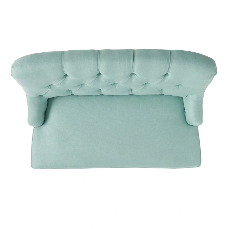 Canapé en tissu mélangé polyester Nicole de Christopher Knight Home - 29,25L x 43,75l x 30,50H