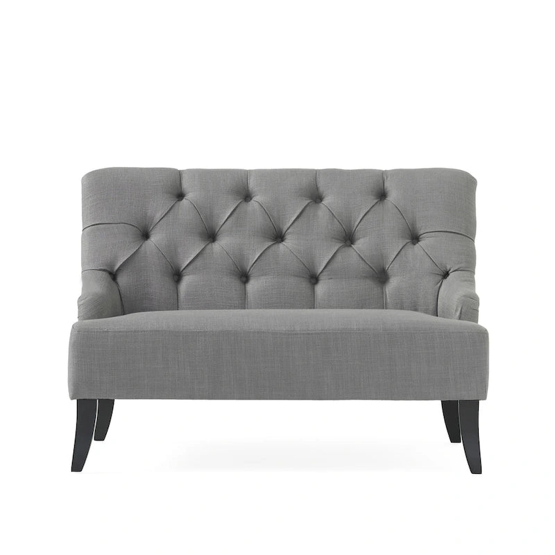 Canapé en tissu mélangé polyester Nicole de Christopher Knight Home - 29,25L x 43,75l x 30,50H