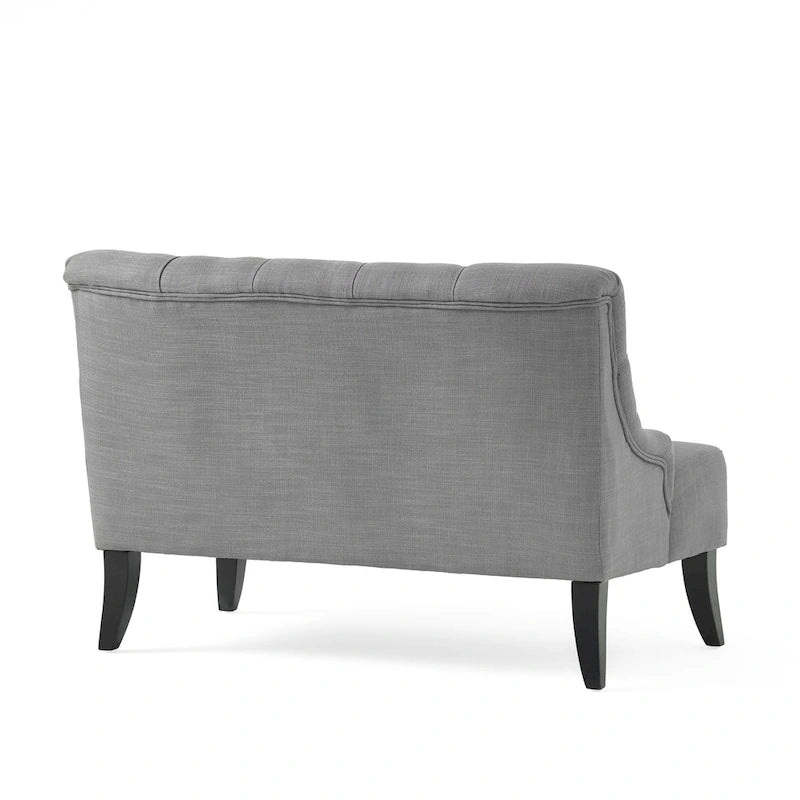Canapé en tissu mélangé polyester Nicole de Christopher Knight Home - 29,25L x 43,75l x 30,50H