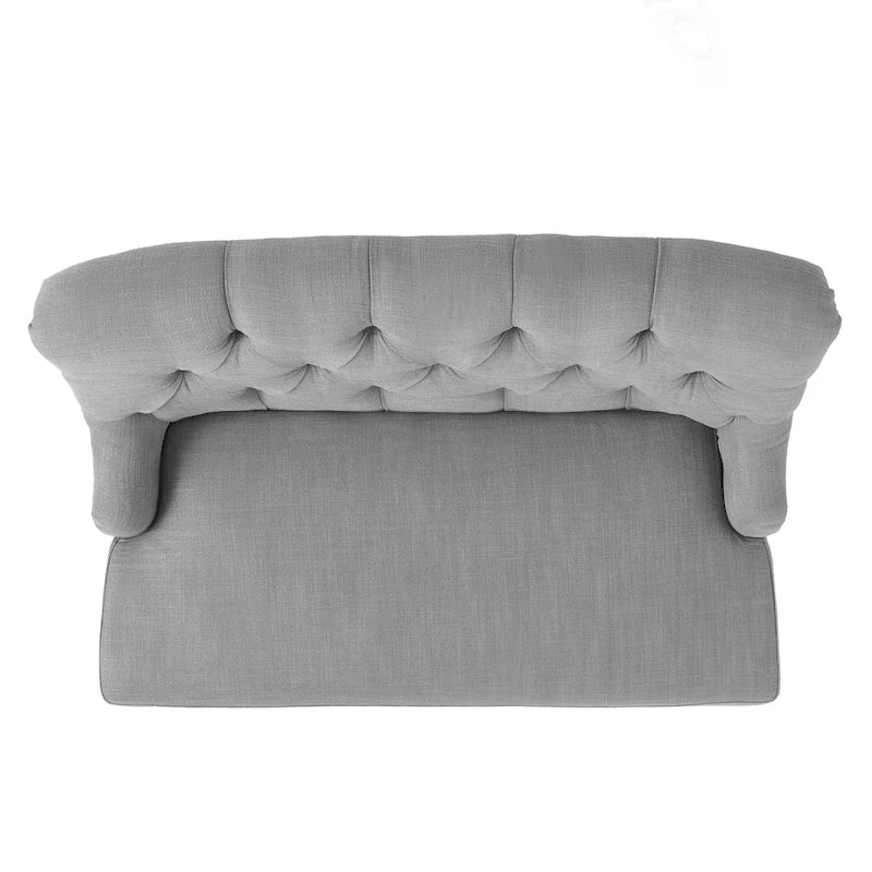 Canapé en tissu mélangé polyester Nicole de Christopher Knight Home - 29,25L x 43,75l x 30,50H