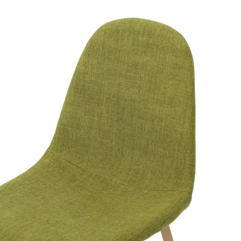 Chaises de salle à manger rembourrées Raina style milieu de siècle (lot de 2) par Christopher Knight Home