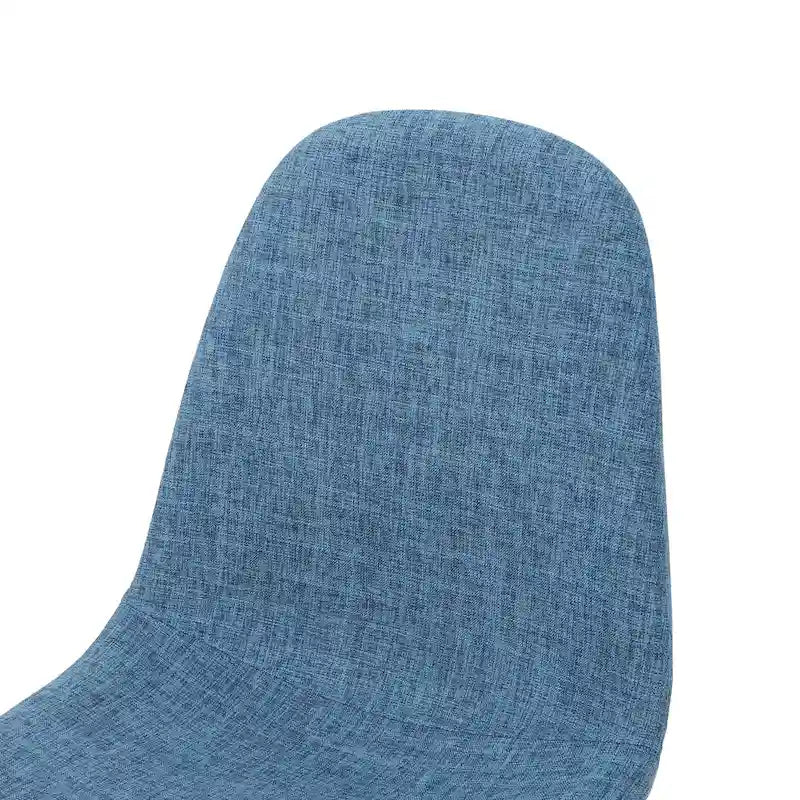 Chaises de salle à manger rembourrées Raina style milieu de siècle (lot de 2) par Christopher Knight Home