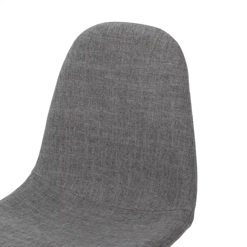 Chaises de salle à manger rembourrées Raina style milieu de siècle (lot de 2) par Christopher Knight Home