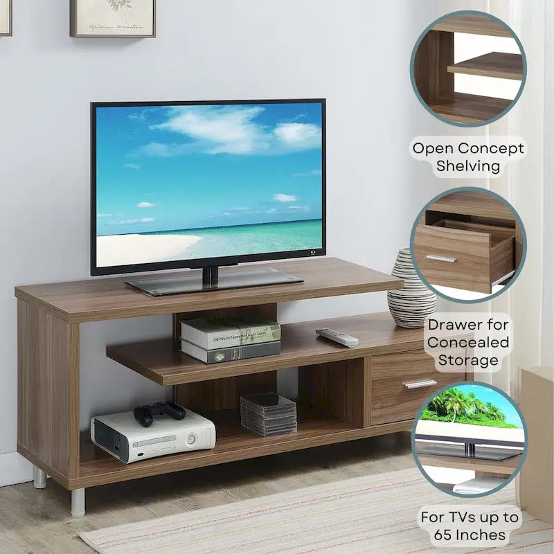 Meuble TV Seal de Convenience Concepts pour les téléviseurs jusqu'à 65 pouces