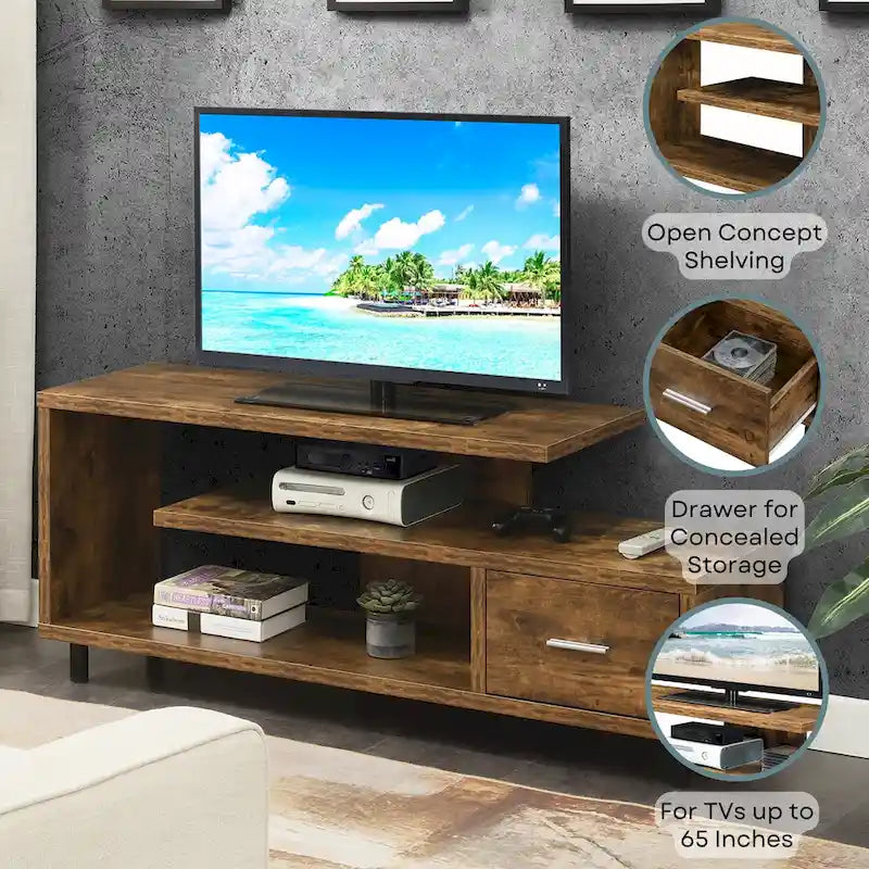Meuble TV Seal de Convenience Concepts pour les téléviseurs jusqu'à 65 pouces