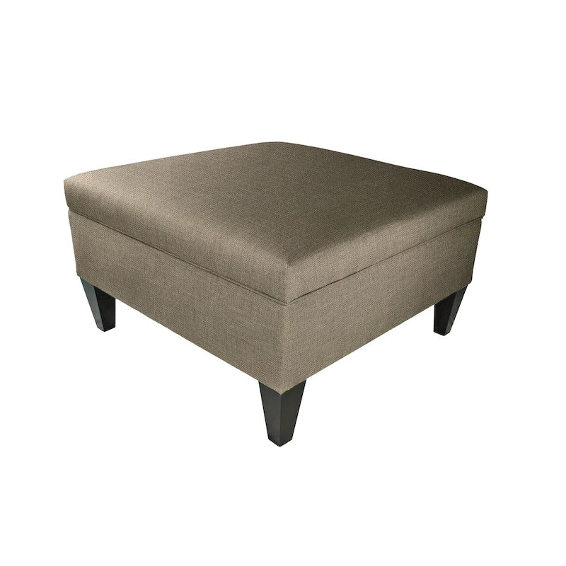 Table ottoman de cocktail organisationnel rembourré MJL Furniture Manhattan Espresso