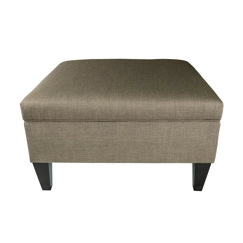 Table ottoman de cocktail organisationnel rembourré MJL Furniture Manhattan Espresso
