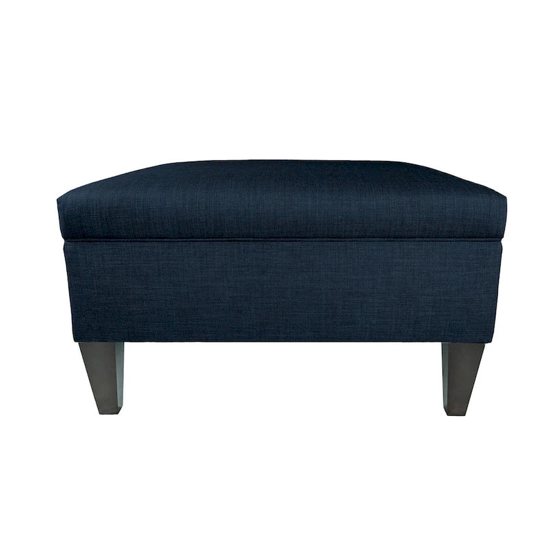 Table ottoman de cocktail organisationnel rembourré MJL Furniture Manhattan Espresso