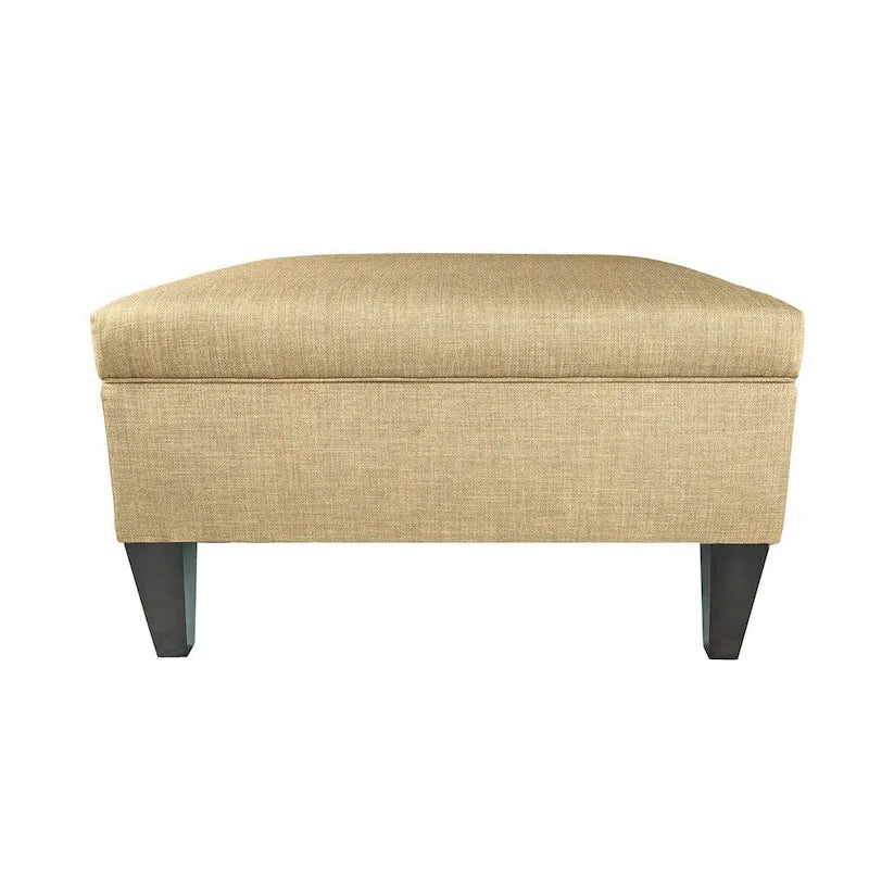 Table ottoman de cocktail organisationnel rembourré MJL Furniture Manhattan Espresso