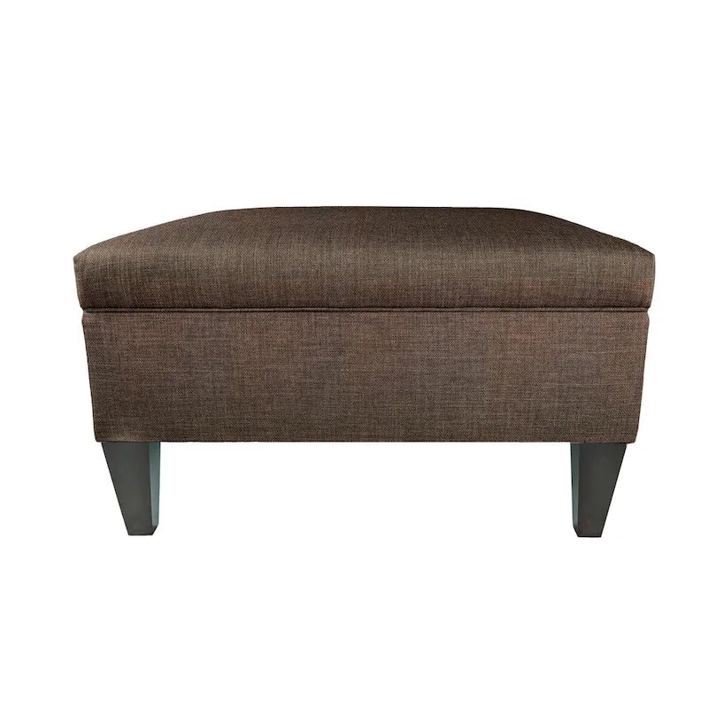Table ottoman de cocktail organisationnel rembourré MJL Furniture Manhattan Espresso