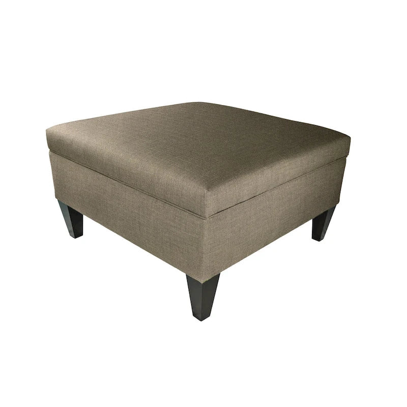 Table ottoman de cocktail organisationnel rembourré MJL Furniture Manhattan Espresso