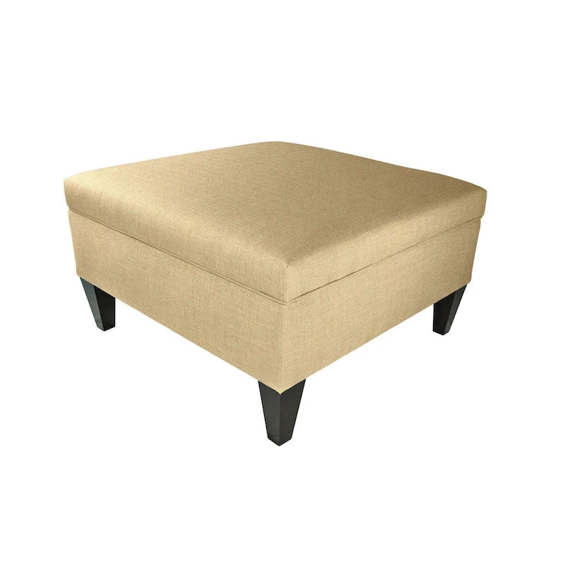 Table ottoman de cocktail organisationnel rembourré MJL Furniture Manhattan Espresso