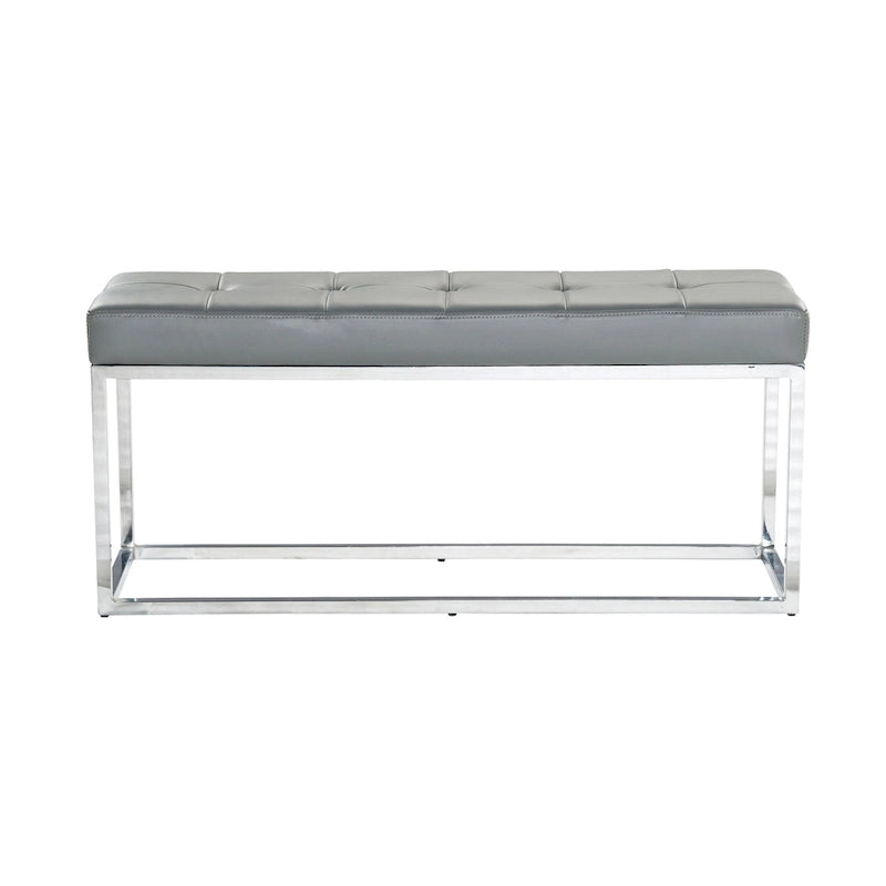Banc en métal touffeté en polyuréthane Reign