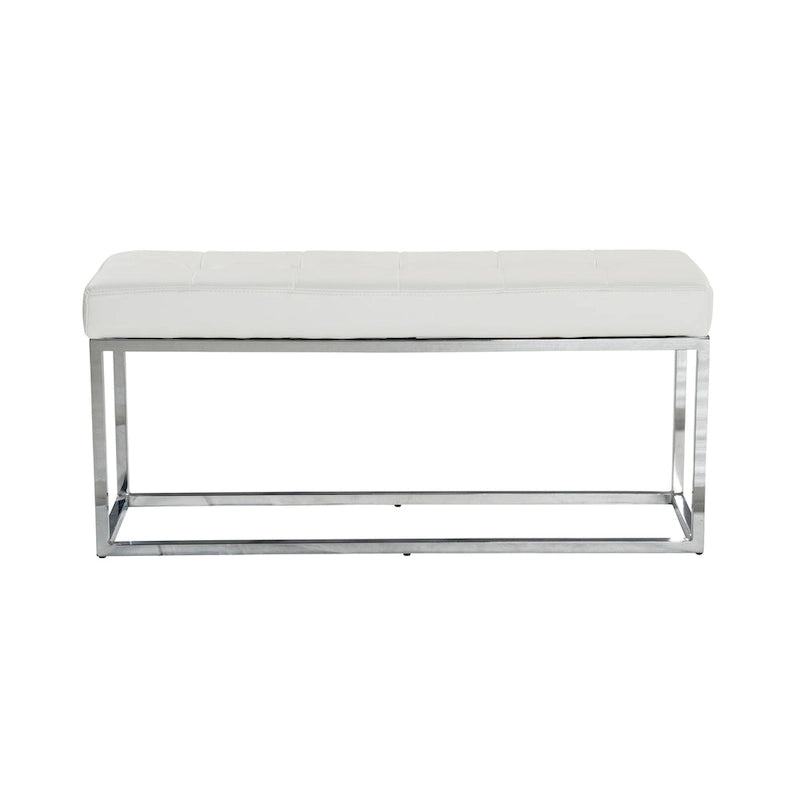 Banc en métal touffeté en polyuréthane Reign