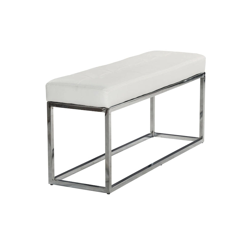 Banc en métal touffeté en polyuréthane Reign