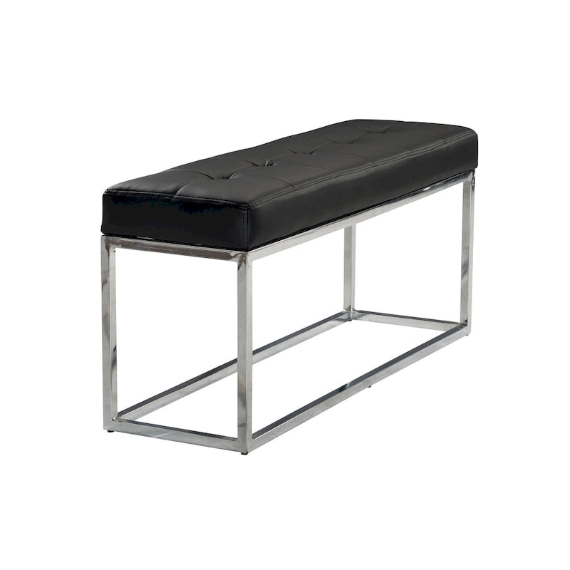 Banc en métal touffeté en polyuréthane Reign