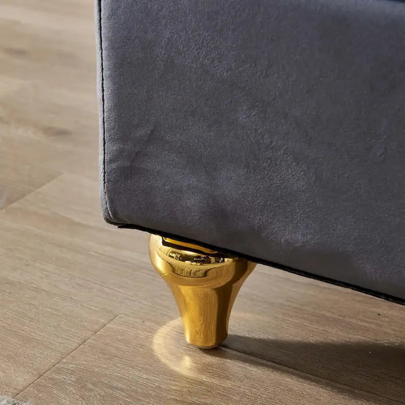Chaise longue moderne rembourrée avec rangement