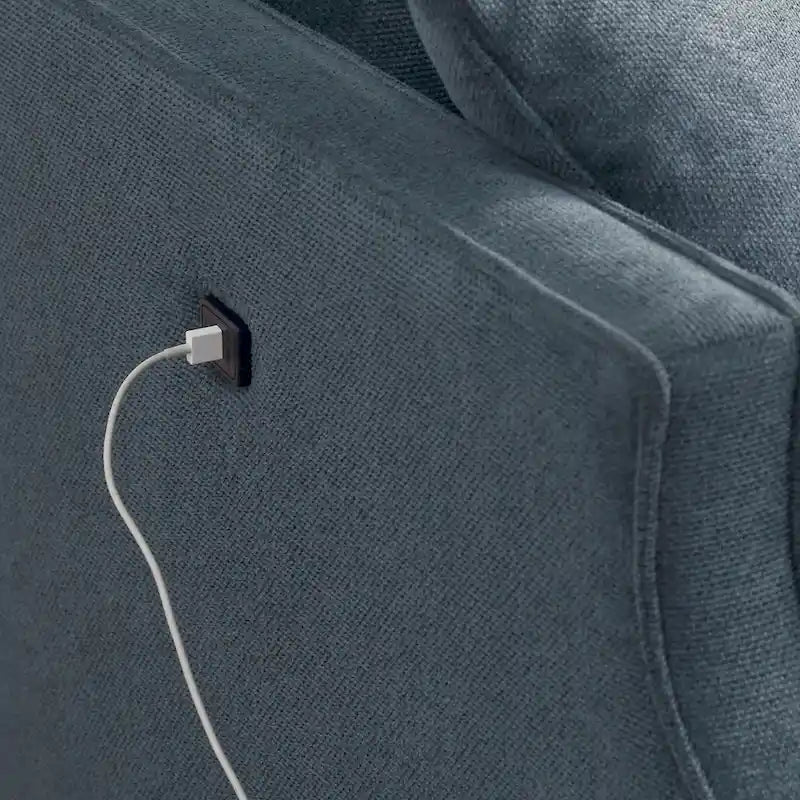 Causeuse moderne avec port de recharge USB